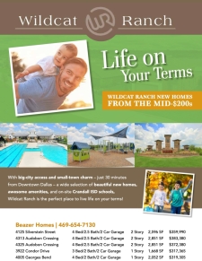 New Homes Now Available at Wildcat Ranch in Crandall