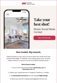 New model homes and a social media contest at River Ridge!