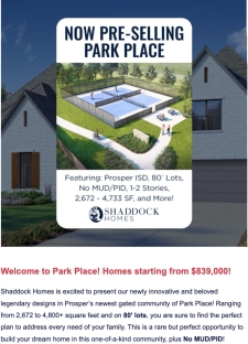 Now Pre-Selling in Park Place! ✨🏘️