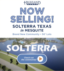 Now Selling - Solterra Texas in Mesquite!