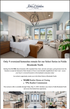 Only 9 Oversized Homesites Remain in Fields - Brookside North