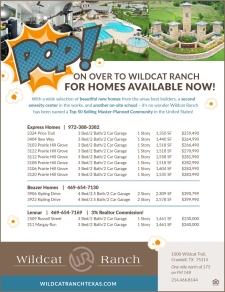 Pop on over to Wildcat Ranch for Homes Available Now!