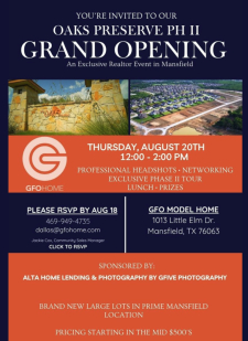 REALTOR GRAND OPENING Exclusive Event in Mansfield - You're Invited!