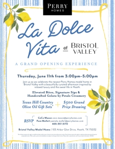 RSVP for La Dolce Vita at Bristol Valley