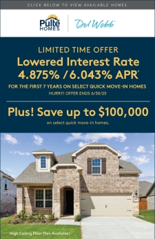 Rates As Low As 4.875% on Quick Move-In Homes