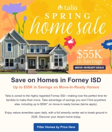 Read why families are moving to this Mesquite community.