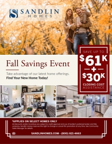 Sandlin Fall Savings Event