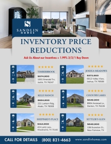 Sandlin Homes Inventory Home Sale