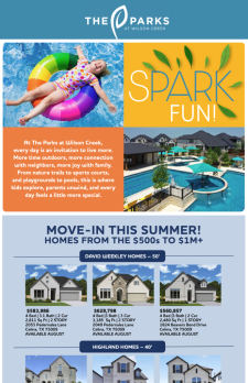 Spark Fun! Move-In Ready Homes in Celina