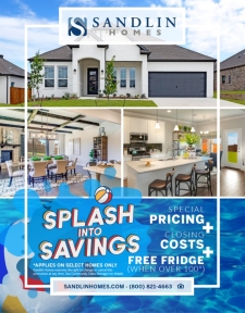 Splash into Savings with Sandlin Homes
