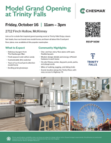 Step Right Up! A State Fair Inspired Grand Opening at Trinity Falls