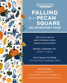 Tour quick move-in homes from the $390s in Northlake this Monday