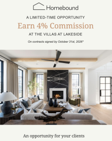 Last Chance to Earn 4% at The Villas at Lakeside