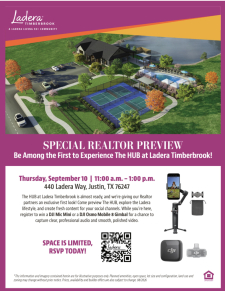 You're Invited: Exclusive Realtor Preview at Ladera Timberbrook