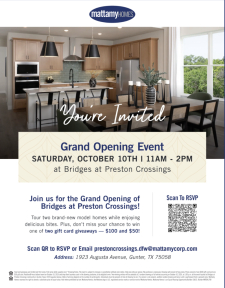 You&rsquo;re Invited: Grand Opening at Bridges at Preston Crossings!