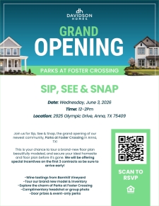 You&rsquo;re Invited: Grand Opening at Parks at Foster Crossing 🎉