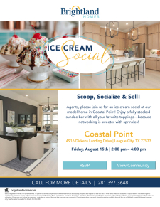 Ice Cream Social at Coastal Point
