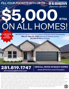 $5K BTSA on All Inventory Homes