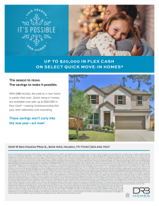 Up to $20K in Flex Cash!