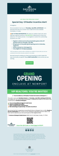 VIP Realtor Preview: Enclave at Newport