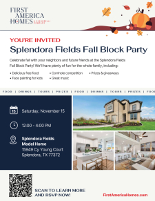 Splendora Fields Fall Block Party