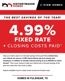 Lock-in a 4.99% Fixed Rate