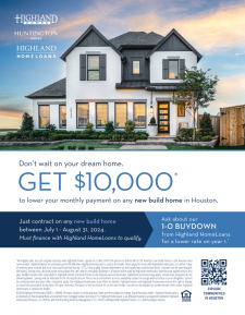 Get $10K on New Build Homes