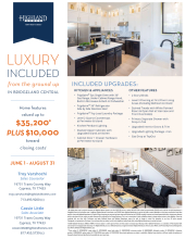 Luxury Included in Bridgeland Central