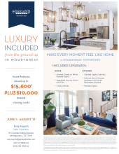 Luxury Included in Woodforest
