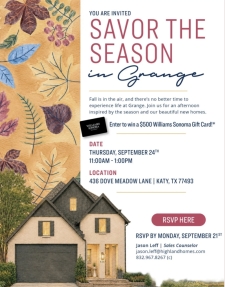 Your Invitation to a Taste of Fall in Grange - RSVP Today! 🍂