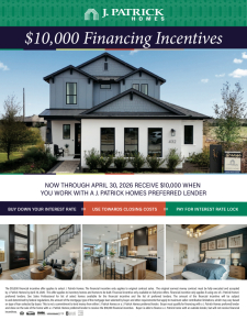 $10,000 Financing Incentives