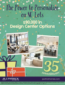 $90,000 in Design Center Options on 80' Lots