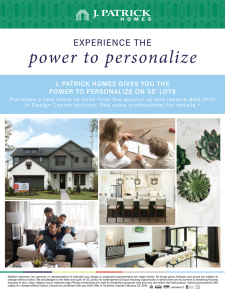 Receive $55,000 in Design Center Options on 55’ Lots