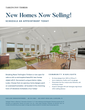 New Homes Now Selling in Tarkington Timbers