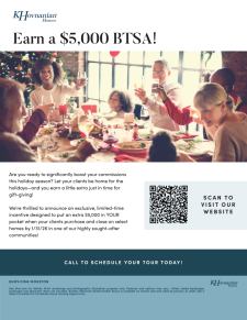 Receive a $5K BTSA!
