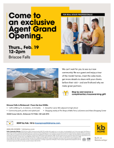 Agent Grand Opening at Briscoe Falls