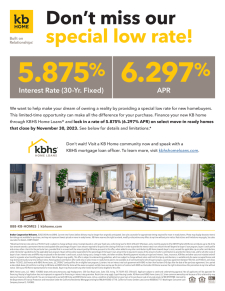 Special Interest Rate!