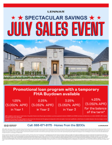 July Sales Event