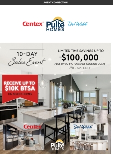 Up to $10K BTSA on Select Homes