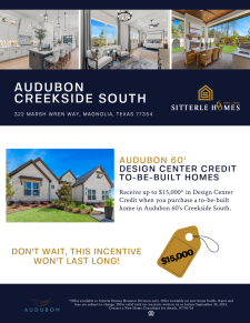 Save up to $15K in Audubon 60's