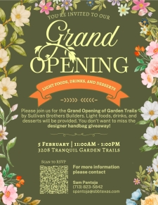 Grand Opening of Garden Trails