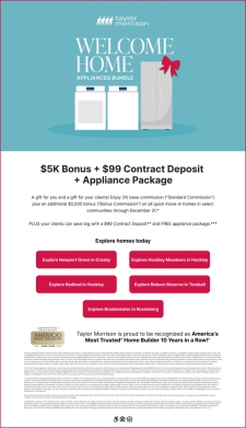 $5K Bonus + $99 Down + Appliance Package