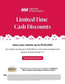 Limited-Time Cash Discounts