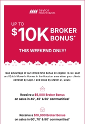 Up to $10k Bonus