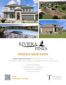 Riviera Pines Models Now Open