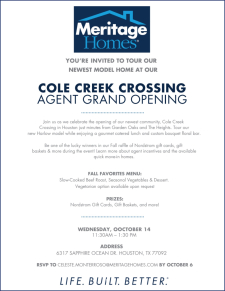 Cole Creek Crossing Grand Opening | Enjoy a Floral Bouquet Bar, Fall Feast & Prizes!