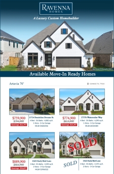 Custom Luxury Homes Available Now