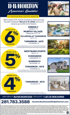 Earn Up to 6% Commission Across Southwest Houston!