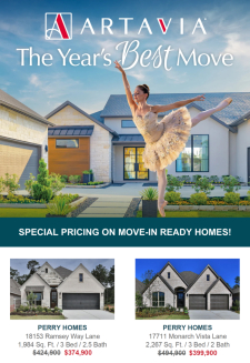 Special Pricing on Move-In Ready Homes!