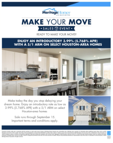 The Time to Move Is Now: Introductory 3.99% Available Through Sept. 15